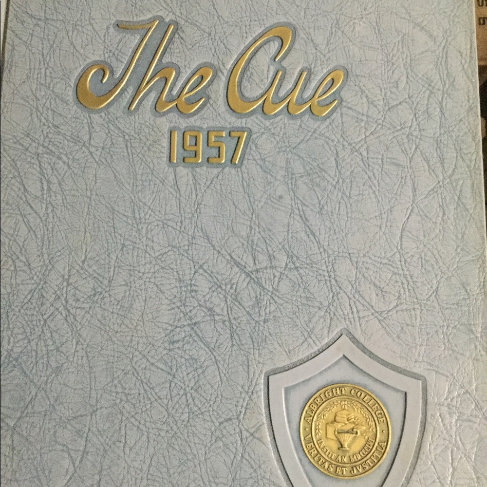 Vintage 1957 yearbook